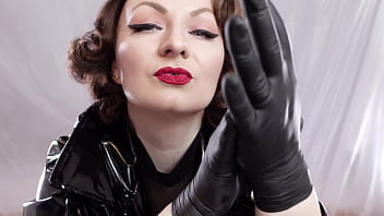 Preview 1 of Www Brezzer Com Hd Mom And Son - ASMR hot MILF playing with medical gloves (Arya Grander)