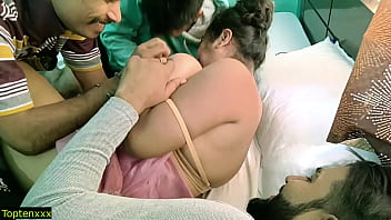 Preview 2 of Wee Xxx Videos Big - Desi Rich boys fucks Beautiful Bhabhii!! Hot Threesome Sex
