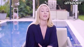 Preview 1 of Cheating Wife Feet Worship - Big Ass Blonde Amaris Anally Banged By Big Dick BF In Her First Anal Scene Ever - HER LIMIT