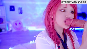 Preview 3 of Video Xerox - Makima From Chainsaw Man Butt plug Anal Tease &amp_ Intense Orgasm