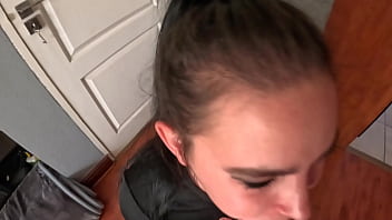 Preview 1 of Spane Mom - Throat fucking a bitch with my hand and giving her hard face slaps
