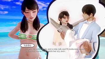 Preview 4 of Boy V Boy Sexi - Waifu Academy - Yoko,  Kenu,  Nanali, Yukiko,  Mari Porn Collection [18 ] Nude Scenes Porn Game Play
