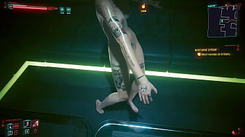 Preview 3 of Staple Gorl - Judy Alvarez rizzed by Valerie into strip dancing and having lesbian sex in night city (cyberpunk 2077). &quot_Short story gameplay&quot_