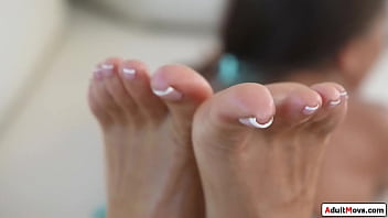 Preview 1 of Ass By Hand - Sexy Lara Lee toe sucked and anal reamed
