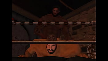 Preview 2 of Arab Girl And Black Man - cam heyward gets duane brown in the end zone