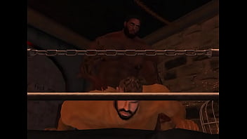 Preview 1 of Arab Girl And Black Man - cam heyward gets duane brown in the end zone