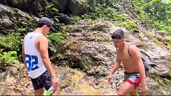 Preview 1 of Park Pising - TWO HOT AND ENDOWED GUYS FUCKING IN THE MIDDLE OF THE FOREST