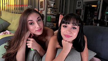 Preview 2 of Hot Girl Faking Video - Aria Valencia and Tiana Blow are The Good Gonzo Girls!
