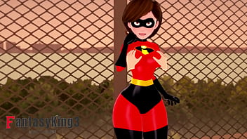 Preview 1 of Mmoti Xxx - Helen Parr | Elastigirl | The incredibles | Short video