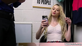 Preview 1 of Encoxada Tom In Bus - Blonde stepmom Christie gives a special anatomy lesson about pussy and ass for her stepson