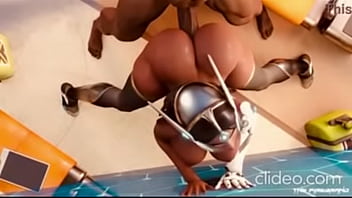 Preview 3 of Arab Porn Full - Pharah Fortnite get pound by BBC