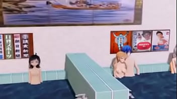 Preview 1 of Force Sex Film - Mmd en la piscina