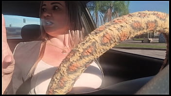 Preview 2 of Hot Mifls - Mamadrive gostosa a melhor corrida relaxante .Bianca Naldy