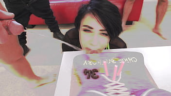 Preview 2 of Tunis Selfie - Cris Bathory,  basined Bday party,  7on1,  BWC,  DAP,  Gapes,  Wrecked Ass,  Almost ButtRose,  Pee Drink,  Cum in Mouth,  Swallow GIO2451