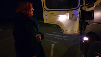 Preview 3 of Gasta Hush - je drague et baise avec un routier sur un parking au bord d&#039_une autoroute