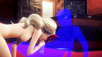 Preview 1 of Jessie Rogers Gangrape - Persona 5 Hentai - Ann Takamari Handjob and blowjob - Japanese Asian Manga Anime Film Game Porn