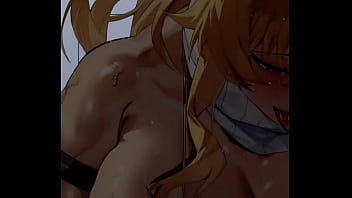 Preview 1 of Rough Bukkake Gangbang - Tetona es follada un chico (animaci&oacute_n)