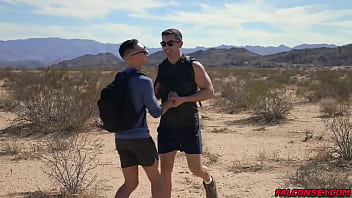 Preview 1 of Sunnylionya Poern - Alexander giving a cream pie and then shoving his cock. Muller and Tristan Hunter are in the desert for some fucking. They of course got heat and horny and start kissing each other passionately