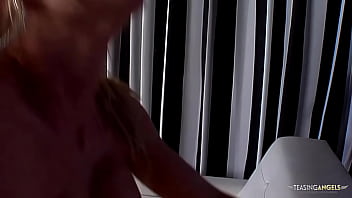 Preview 3 of Baley Jey - Once Britney Brooks has her big tits oiled she is ready for his throbbing cock