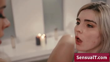 Preview 4 of Www Xxx Sex Bp Hd Video - Casey Kisses,  Ella Hollywood: Sexy horny shemale sluts fucking hardcore style on the massage table