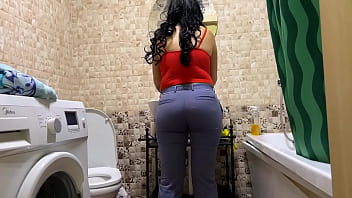 Preview 1 of Vr Hand Sex - A beautiful stepmom with a big ass takes a penis in anal