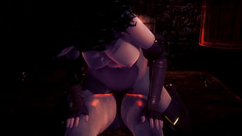 Preview 3 of Lovely Gorgeous Teen - Witcher sex with Yennefer l 3D porno game