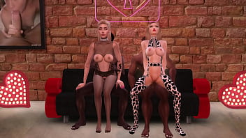 Preview 3 of Nurul Bsn - Sims 4 porn Jacquelyn and Yongsum take 2 cocks