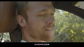 Preview 1 of Pounding Granny - Bareback gay sex in the trunk - Beaux Banks and Calhoun Sawyer