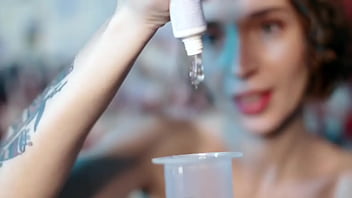 Preview 1 of Phim Sxe M - Pee Play,  lube &amp_ milk enema