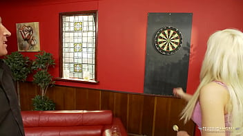 Preview 1 of Christina Sapphire Anal - Blonde hottie is feeling frisky and wants to fuck in the pub