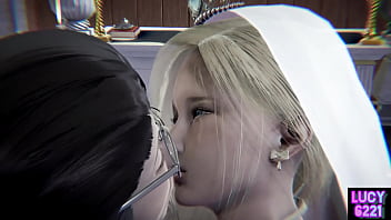 Preview 1 of Nigro Anal Sex Video - 年輕秘書婚禮雙重驚喜