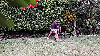 Preview 2 of Classical Son - Follando con esta rica madura en el jard&iacute_n