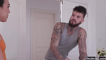 Preview 1 of Surita Video News Sex - Super sexy shemale Kasey Kei anals a guy
