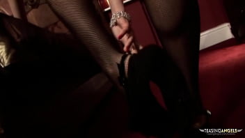 Preview 1 of Kakak Ajar Adik Lancap - After catching the butler peeping the blonde calls him to her room for a pounding