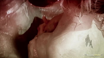 Preview 4 of India Xxx Filim Sitar - A racy photo shoot becomes messy once the blonde covers herself with food before banging