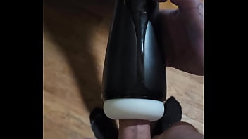 Preview 2 of Semi Sx - Amateur playing with is new masturbator