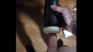 Preview 3 of Semi Sx - Amateur playing with is new masturbator