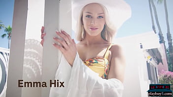 Preview 1 of Flower Tucci Lactation - Perfect ass blonde Emma Hix shows off her flawless body with bubble butt