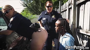 Preview 1 of Gays Fist7 - Mature police pussy licked before 3way