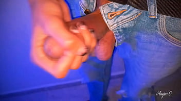 Preview 3 of Aowosoriya Xxx Phots - POV you are my voyeur friend and I invite you home to let you watch as I jerk my big cut latino cock until I shoot a big thick cum load - Magic C