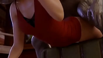 Preview 3 of River Shona - Ada Wong Gets Dicked Down Hard From Mr X In The Police Station Resident Evil 2 Remake