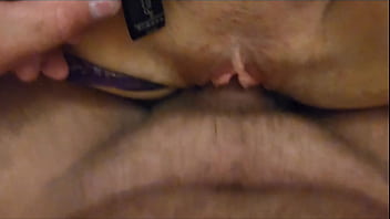 Preview 2 of Big Booobs Xnxx - Amateur wife fucking in purple