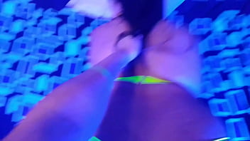 Preview 1 of A Maxi 247 Bustyinggirl 119 Rei - Con mis Gordas Piernas me Folla mi Jefe Cornudo - Uso una Rica Lenceria Sexy Neon Mientras me Folla en Misionero con Ganas de Leche Sobre mi Co&ntilde_o Moreno