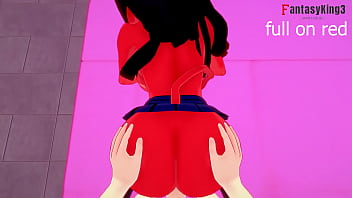 Preview 4 of Nika First Sex - Meru the Succubus getting fucked in POV | full on red