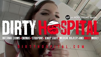 Preview 1 of Dr Rape Patients - Nurse Calisi Ink double penetration harsh at DirtyHospital