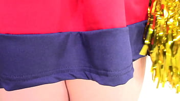 Preview 4 of Babes Full Hd - ぽっちゃりチアガール前編　踊ってふけるぽちゃ　おなかとお潮が出ちゃってます　カメラが濡れて壊れそうなほど飛んでます　ぽっちゃり巨乳ほえーるちゃん
