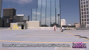Preview 2 of Bra Zz Ers 2018 - College Cutie Dances Naked In Full View Of High Rises