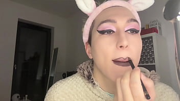 Preview 3 of Hijab Sucking Dic - Sissy boy feminization with hard step daddy suck and fuck