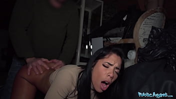 Preview 4 of Amerika School Sex - Public Agent Brunette with a beautiful bubble butt fucking a big fat cock
