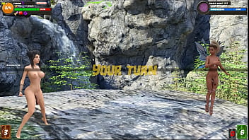 Preview 4 of Xxxzn Sex Vidieos - Lust Hunter [ FUTA HENTAI game ] Ep.5 tickle fight with GIANT COCK FAIRY !